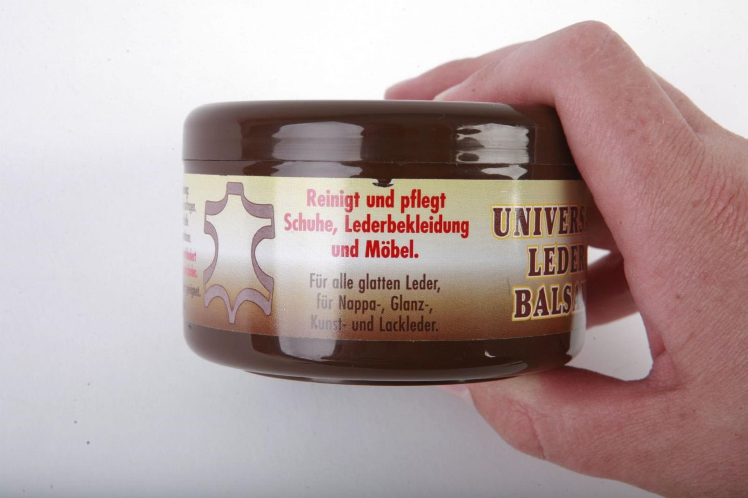 Hochwertiger Lederbalsam mit natürlichem Bienenwachs zur Pflege von Leder
