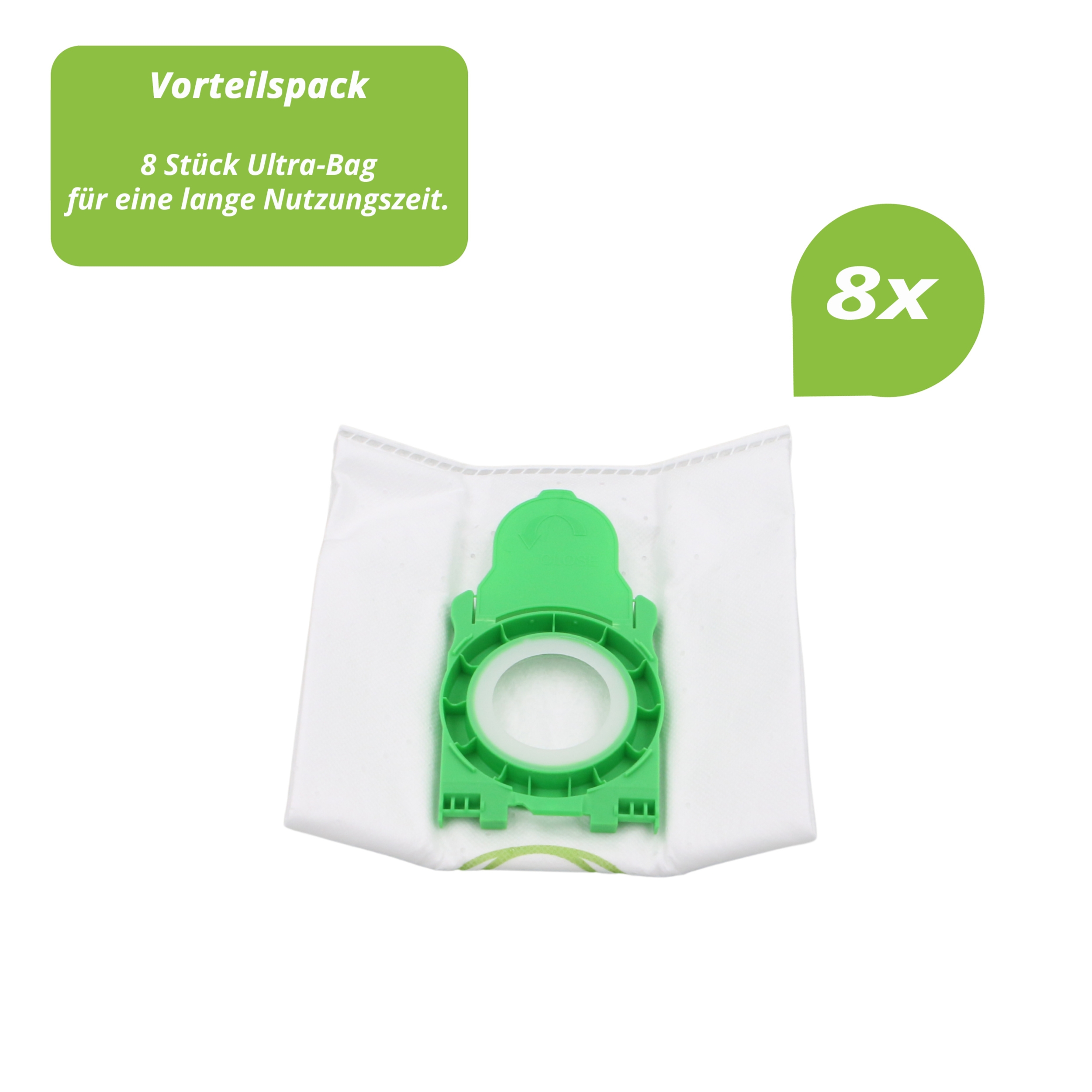 8 original Sebo Staubsaugerbeutel für Sebo Airbelt E1 und E3 alle Modelle