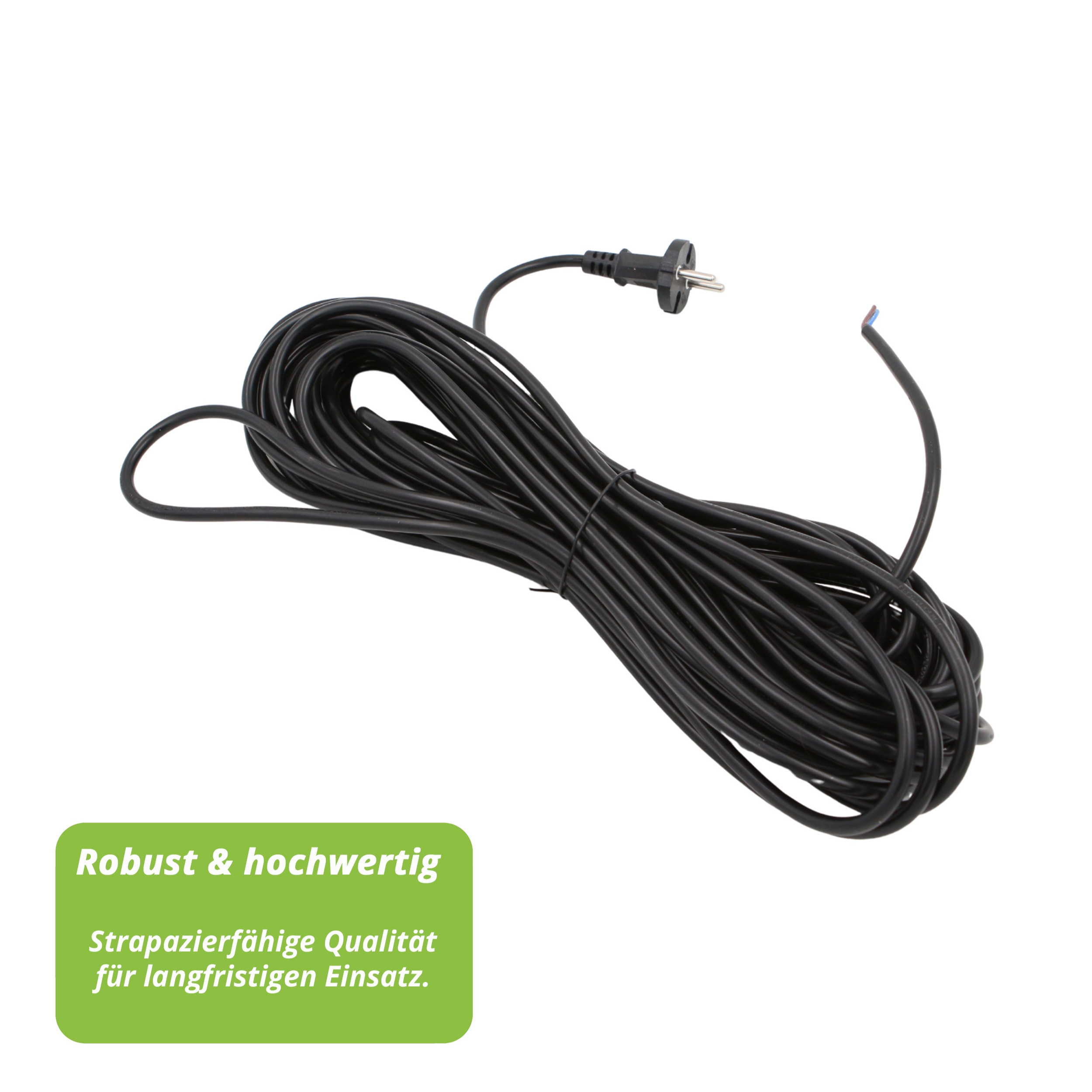 Staubsauger Kabel für Gewerbe Staubsauger Länge 15 m z.B. Sebo, Kärcher usw