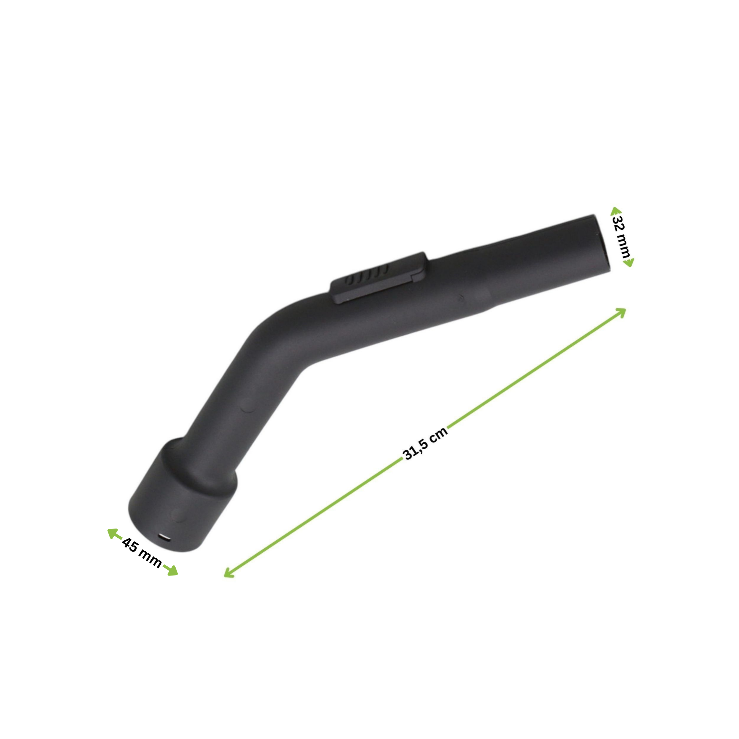 Stabiler Staubsauger Handgriff - Handrohr 32 mm - Universal für alle Marken