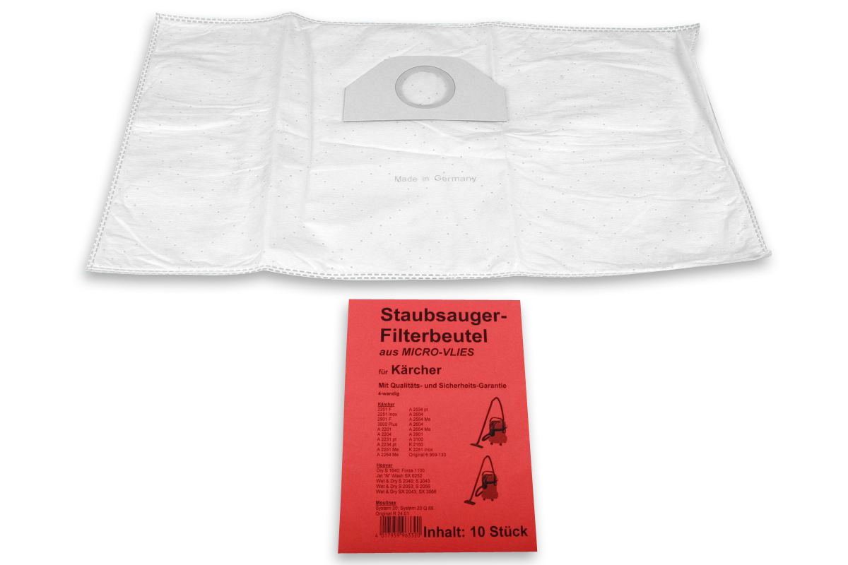 10 Staubsaugerbeutel Ersatz für Swirl UNI 20, K 222