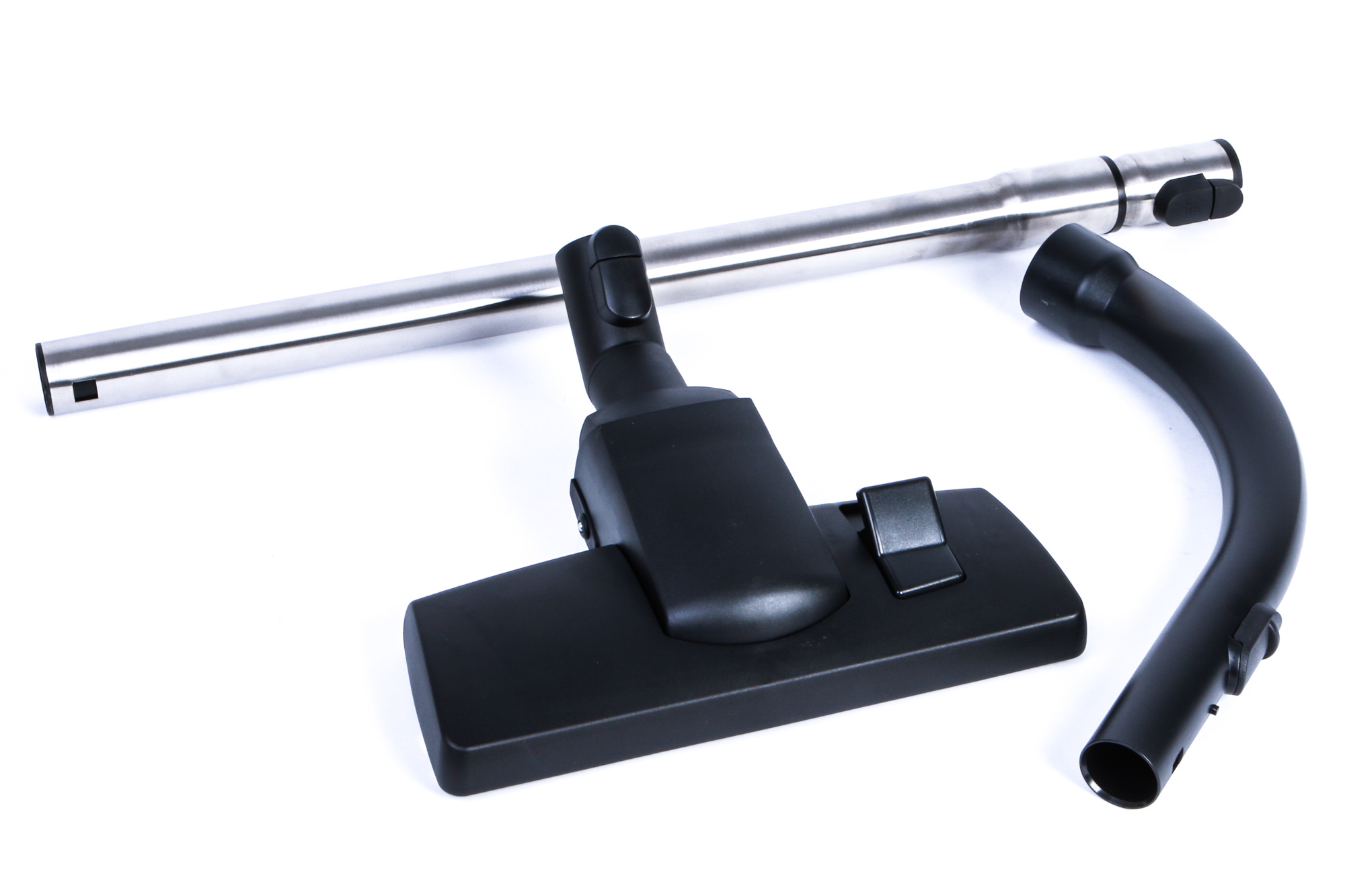 Umschaltbare Bodendüse mit Rad + Handgriff + Saugrohr passend für Miele - mit Klick System und Parkhalterung