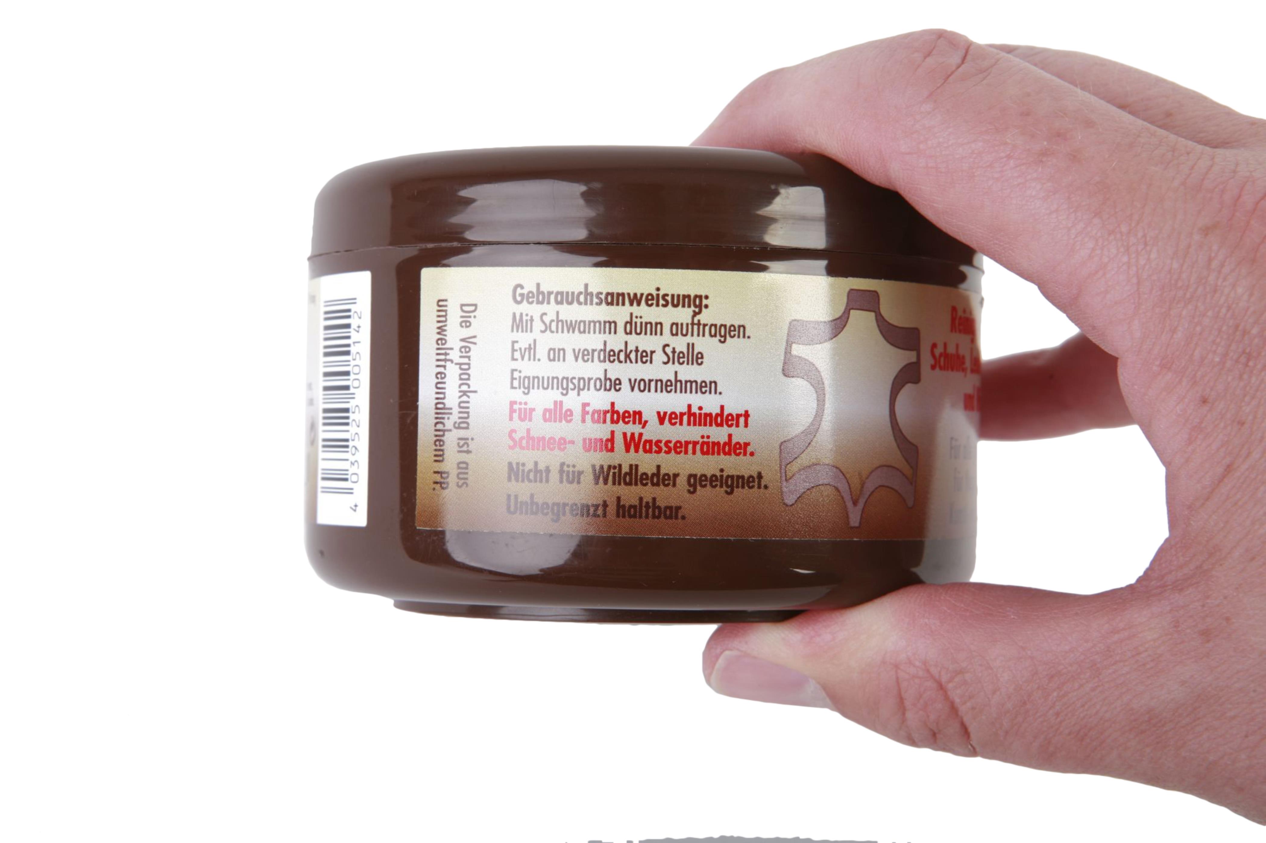 Hochwertiger Lederbalsam mit natürlichem Bienenwachs zur Pflege von Leder