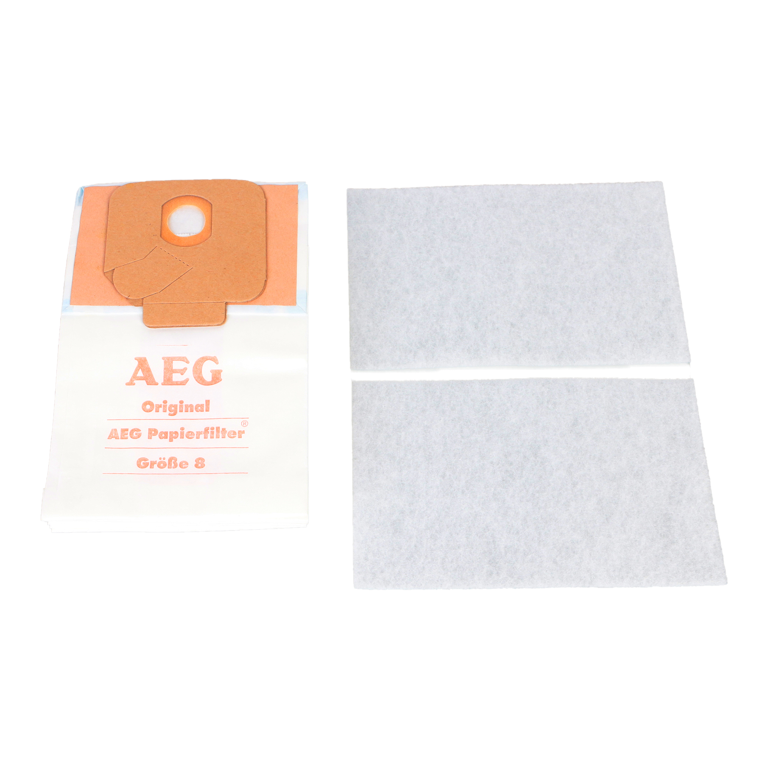 10 Staubsaugerbeutel für AEG, Omega u.a. - A 03 O 90 (AEG Größe 8)