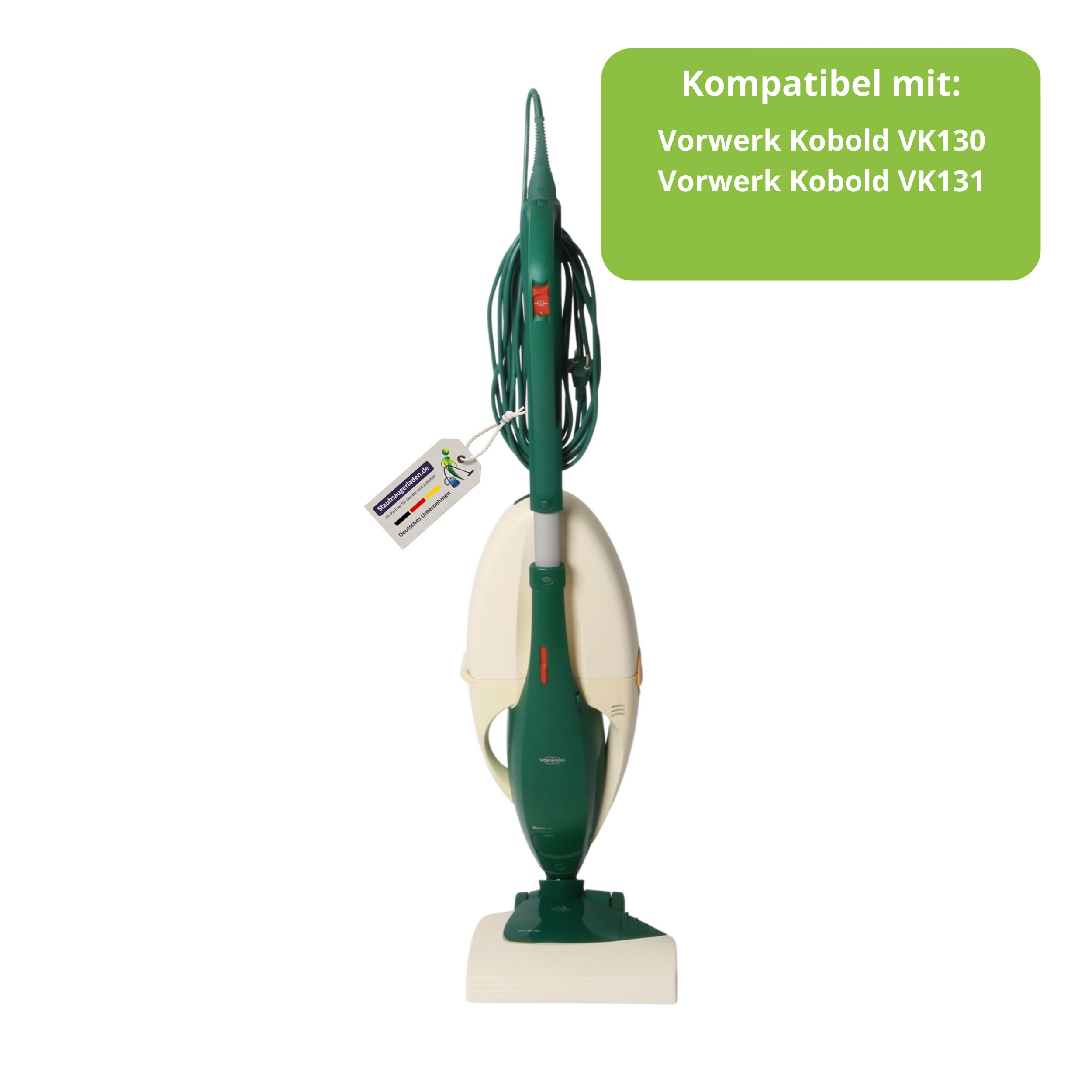 1 Aktivfiltersystem HEPA-Filter geeignet für Vorwerk Kobold 130/131