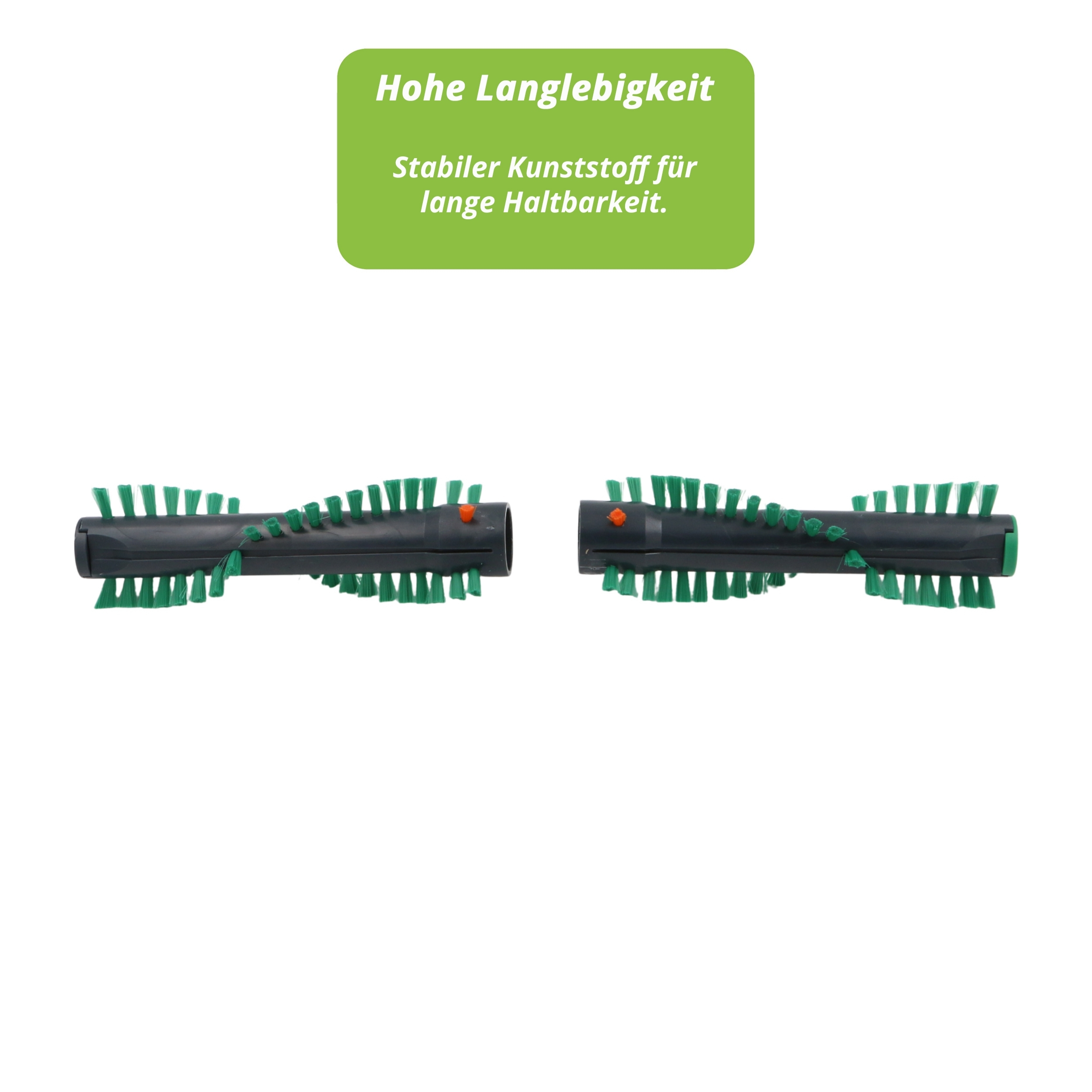 1 Paar hochwertige Rundbürsten, Ersatzbürsten für Vorwerk Elektrobürste EB 370