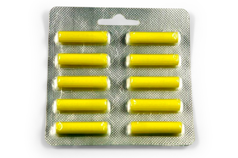 10 Stück Luftfrischer Duftstäbchen Deo gelb (Zitrone) für Staubsauger