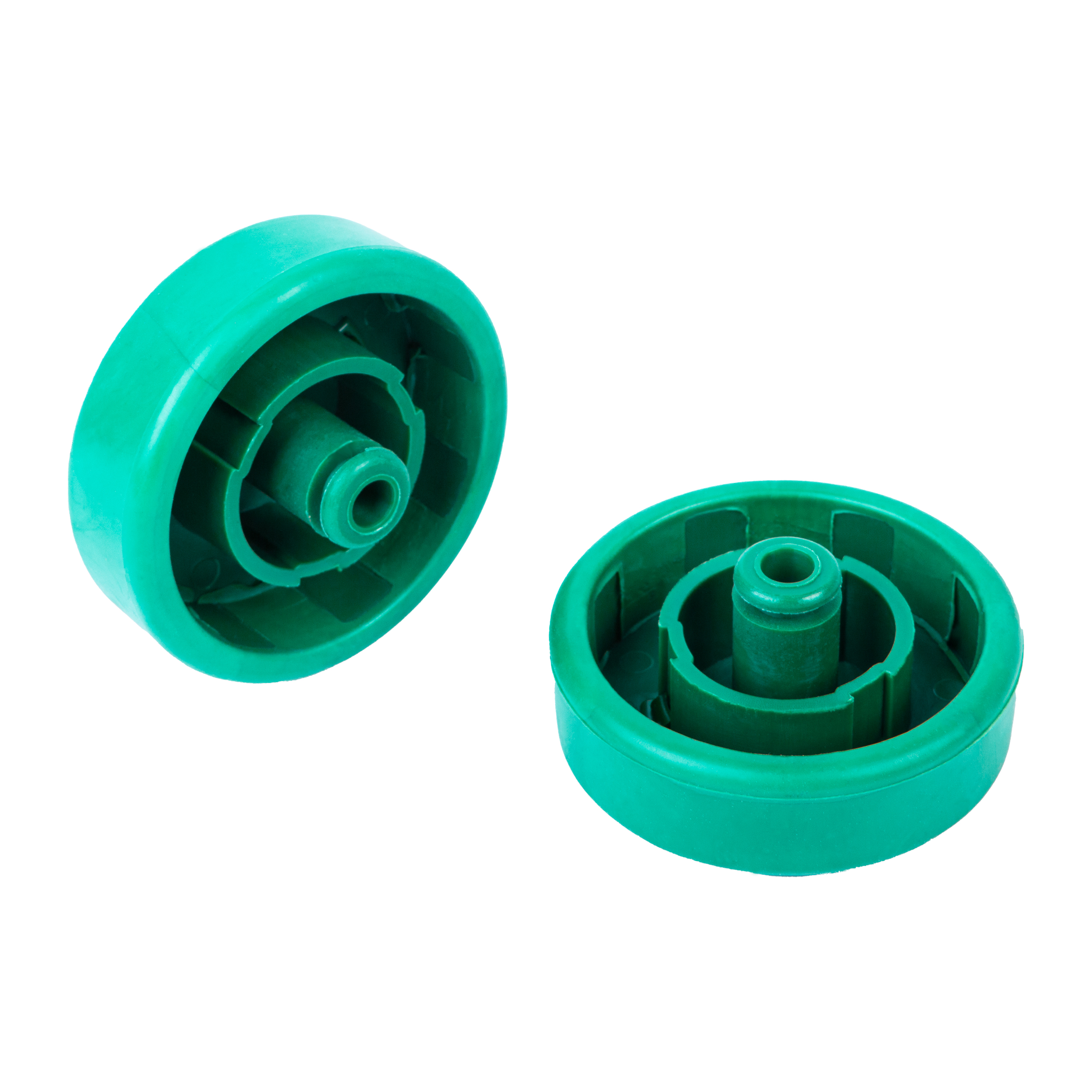 2 x Ersatzrad Rad Rolle Hinterrad für Vorwerk Teppichbürste EB360