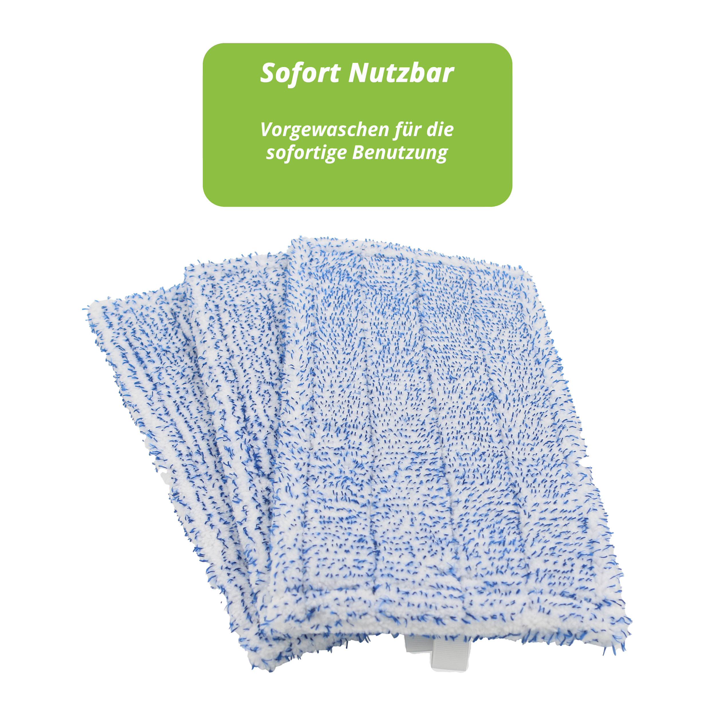 3 Reinigungs Tücher für Vorwerk SP600, SPB100, SP7 - Wischsauger