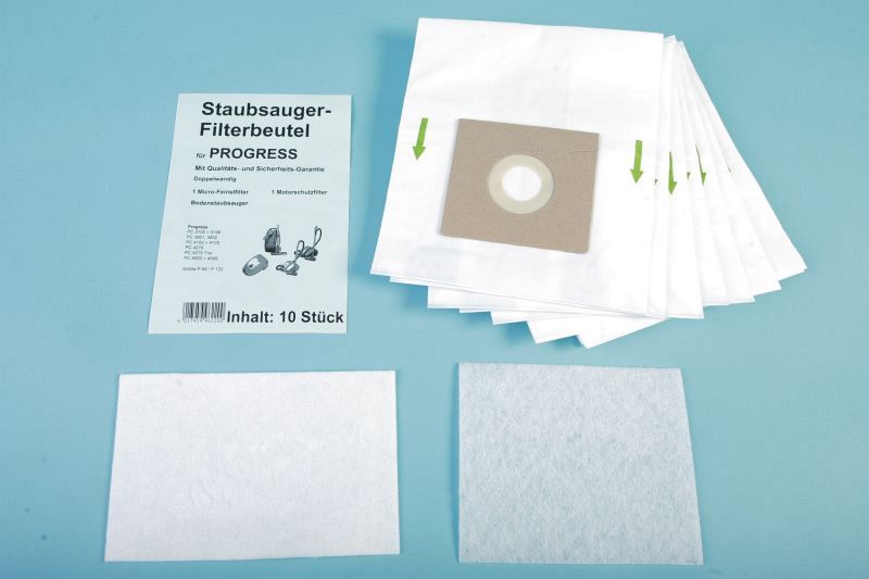 10 Staubsaugerbeutel Progress u.a. Ersatz für Swirl Y 50 u. Y 12