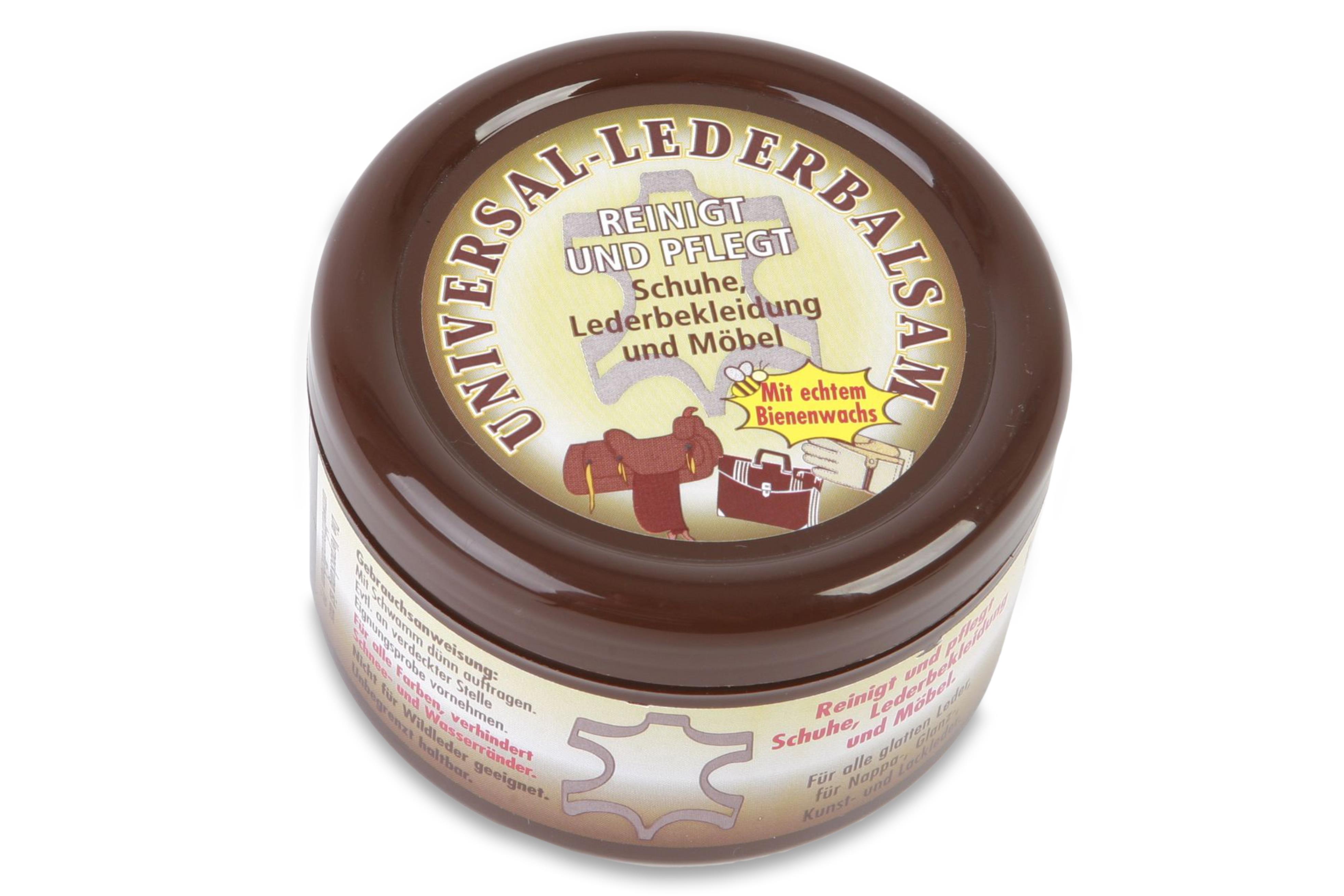 Hochwertiger Lederbalsam mit natürlichem Bienenwachs zur Pflege von Leder